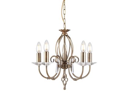 Elstead lighting AG5-AGED-BRASS csillár