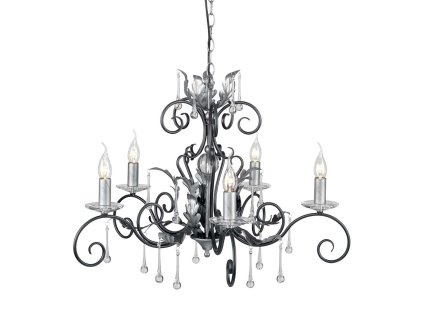 Elstead lighting AML5-BLK-SILVER csillár