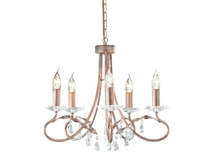 Elstead CRT5-SILVER-GOLD Függeszték