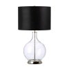 Elstead ORB-CLEAR-PN-BLK Asztali lámpa