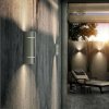 Massive-Philips Sunset wall lantern inox 2x1W SELV- 17312/47/16