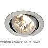 Schrack Technik NEW TRIA LED DISK, menny. beép. gyűrű,kerek,ezüst,2700K,60° - LI113594