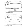 Kanlux 04260 TUNA S1101-W, fali/mennyezeti lámpatest