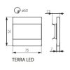 Kanlux 23104 TERRA LED CW 0,8W