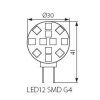1885 1 kanlux 18502 led12 smd g4 ww