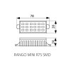 KANLUX 15099 RANGO MINI R7S SMD-WW fényforrás