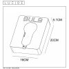Lucide 35212/01/41 DWINGHT Fali lámpatest