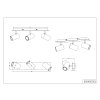 TRIO LIGHTING FOR YOU 802400332 Marley, Pontlámpa