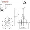 Redo 01-2249 ORBIT TRIAC, Függeszték
