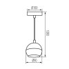 Kanlux 33682 GALOBA C 1xGU10 W, Függeszték