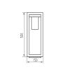 Kanlux 34985 VIMO 50 BR, Kültéri állólámpa