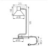 Kanlux 34476 asztali lámpa  Nedia