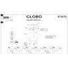 Globo 67307D Led mennyezeti lámpa ULLA
