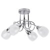 Rábalux 6083 Dave ceiling lamp, 4*E14/40W, chrome