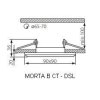 Kanlux 22110 MORTA B CT-DSL50-B Beépíthető lámpa  - 22110