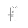 Kanlux 22136 Távirányitó  REMOTE 4 MONO/CCT-B