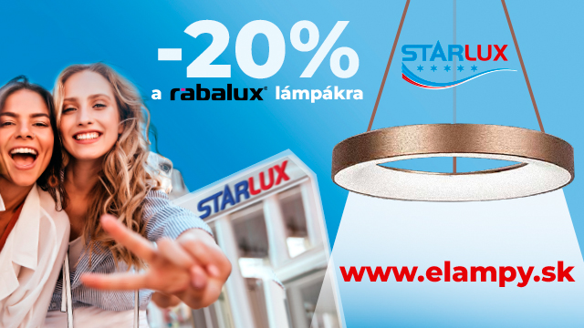 Rozžiarte svoj domov so štýlovými svietidlami Rábalux – teraz so zľavou 20 %