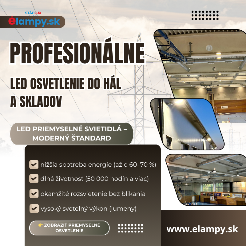 Priemyselné osvetlenie do hál: LED riešenie Kanlux HIBO pre sklady a výrobu