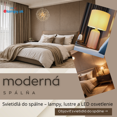 Svietidlá do spálne: Ako vybrať ideálne osvetlenie k nočnému stolíku a postel