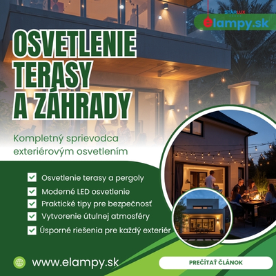 Ako osvetliť terasu a záhradu? Kompletný sprievodca vonkajším osvetlením