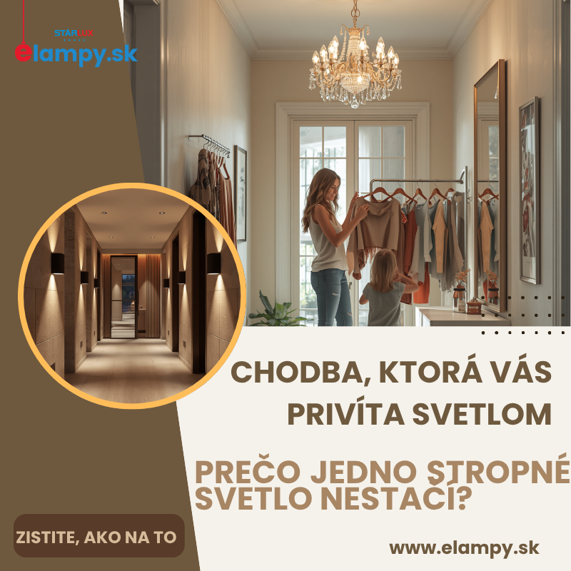 Ako osvetliť chodbu: praktické tipy