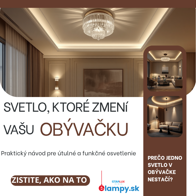 Ako osvetliť obývačku