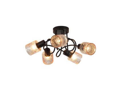 Searchlight 23605-5BK Knot Stropné svietidlo