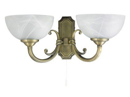 Rabalux Marlene bronz nástenná lampa 2-ramenná E27