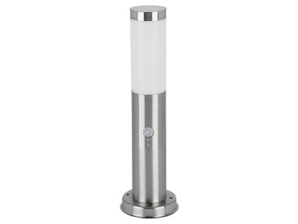 Rábalux 8267 Inox torch stojacia lampa vonkajšia so senzorom pohybu