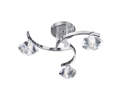 Searchlight 8083-3CC Sculptured Ice, Stropné svietidlo