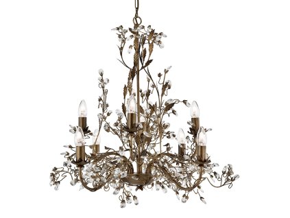 Searchlight 2498-8BR ALMANDITE, exkluzívny luster