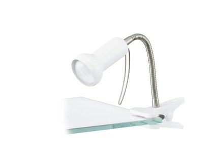 Eglo 81262 KLEMMSPOT/1 FLEXIBEL WS/SILBER FABIO stolná lampa