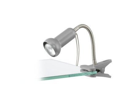 Eglo 81265 KLEMMSPOT/1 FLEXIBEL SILBER FABIO stolná lampa