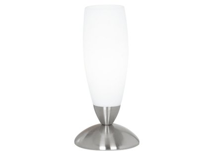 Eglo 82305 TL/1 H-220 NICKEL-MATT/WEISS SLIM stolná lampa