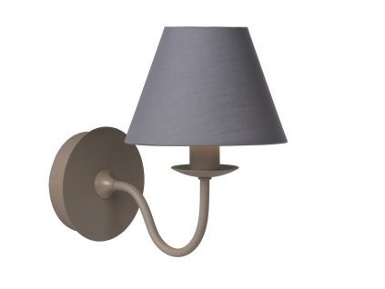Lucide 31233/01/41 CAMPAGNE Wall Light 1xE14 (Shade 61009/16/36)