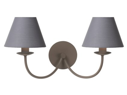 Lucide 31233/02/41 CAMPAGNE Wall Light 2xE14 (Shade 61009/16/36)