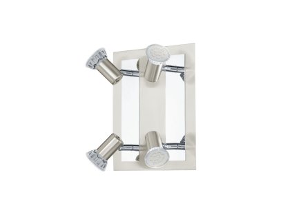 Eglo 90916 QUADRAT/4 NICKEL-M/CHROM ROTTELO spot stropný