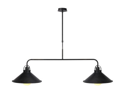 Lucide 31320/02/97 BERKLEY Chandelier 2xE27 Shade Metal Rust