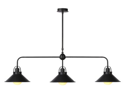 Lucide 31320/03/97 BERKLEY Chandelier 3xE27 Shade Metal Rust