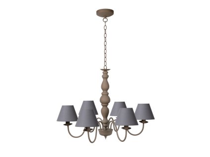 Lucide 31333/06/41 CAMPAGNE Chandelier 8xE14 Shade61009/16/36) T