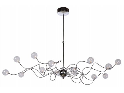 Lucide 31380/14/11 CRIANZA Chandelier 14x20W L130 B60cm Chr