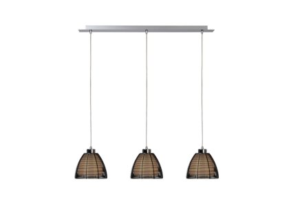 Lucide 38400/03/30 NEWPORT Pendant 1xE27 H120 L80cm Black