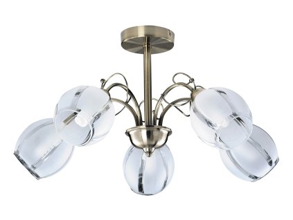 Rábalux 2271  Joel 5 arms Pendant lamp, bronze