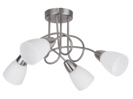 Rábalux 6079 Polla ceiling lamp 4*E14/40W satin-chrome
