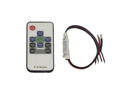 SCHRACK TECHNIK- EASY LIM RF MINI RGB MASTER,12V/DC+24V/DC,with remotecontrol- LI470650