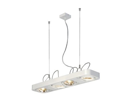 Schrack Technik  AIXLIGHT R2 LONG, QRB111, polkruhové, biele, G53, max. 4x50W- LI159081