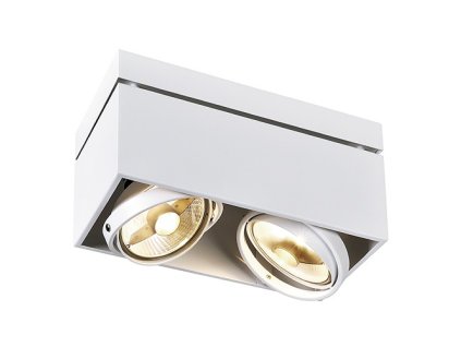 SLV  Technik - KARDAMOD SURFACE hranaté ES111 DOUBLE,trojuh., biele,2x75W- LI117111