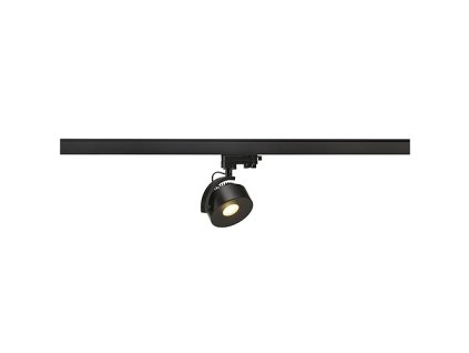 Schrack Technik KALU TRACK LEDDISK lamp head, black, 3000K, 3-phase adaptor- LI152600