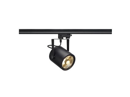 Schrack Technik EURO SPOT ES111, round, black, GU10, max. 75W, 3-p. adaptor- LI153420