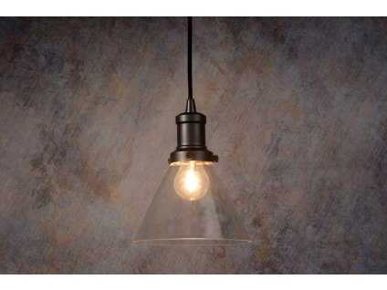 Lucide LAREN Pendant E27 D18 H20cm Clear Glass- 31388/18/60